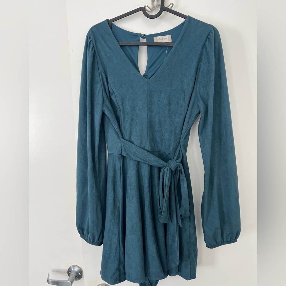 Altar’d state long sleeve dress romper